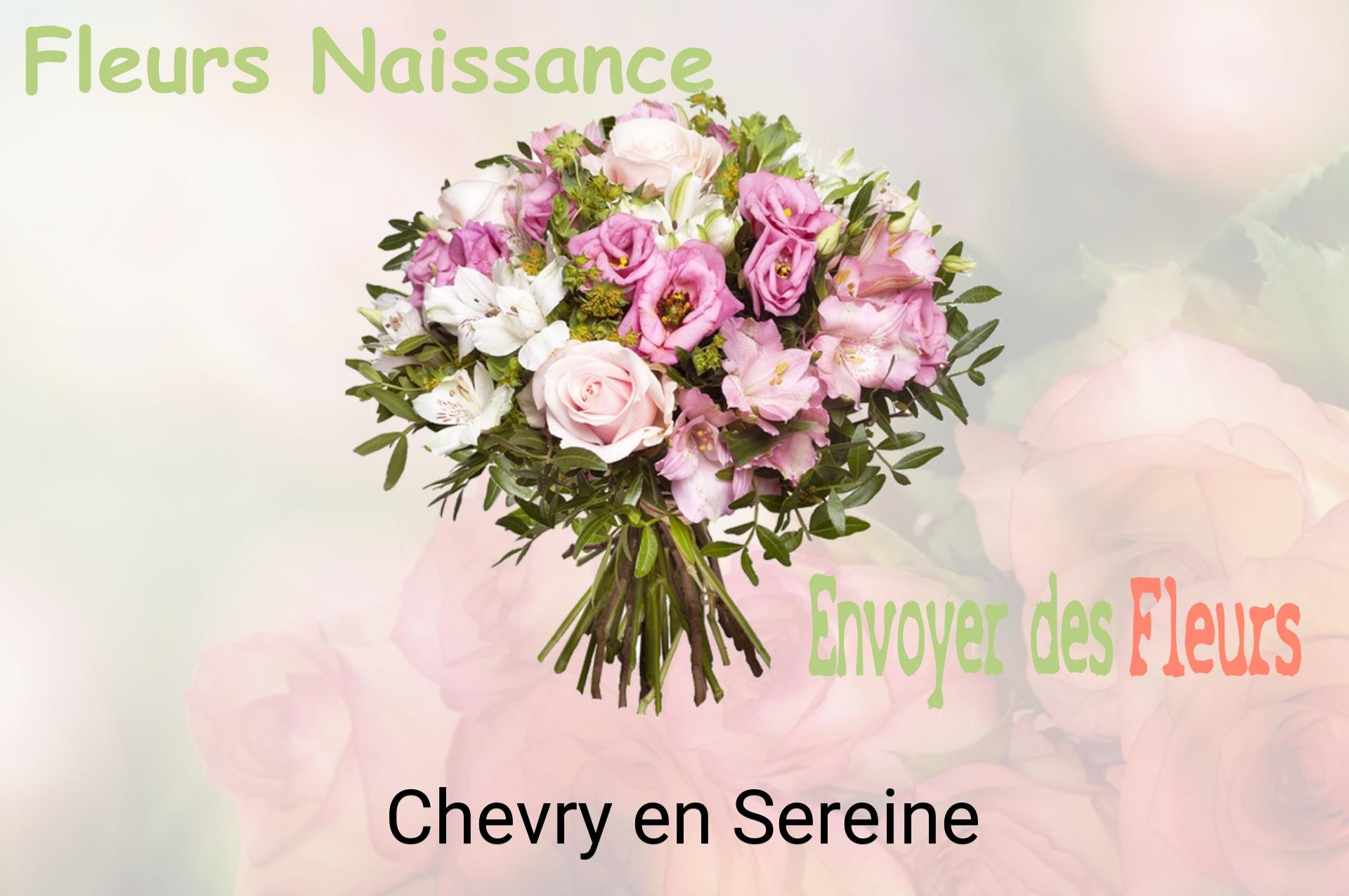 Bouquet de fleurs de naissance livré à Chevry-en-Sereine