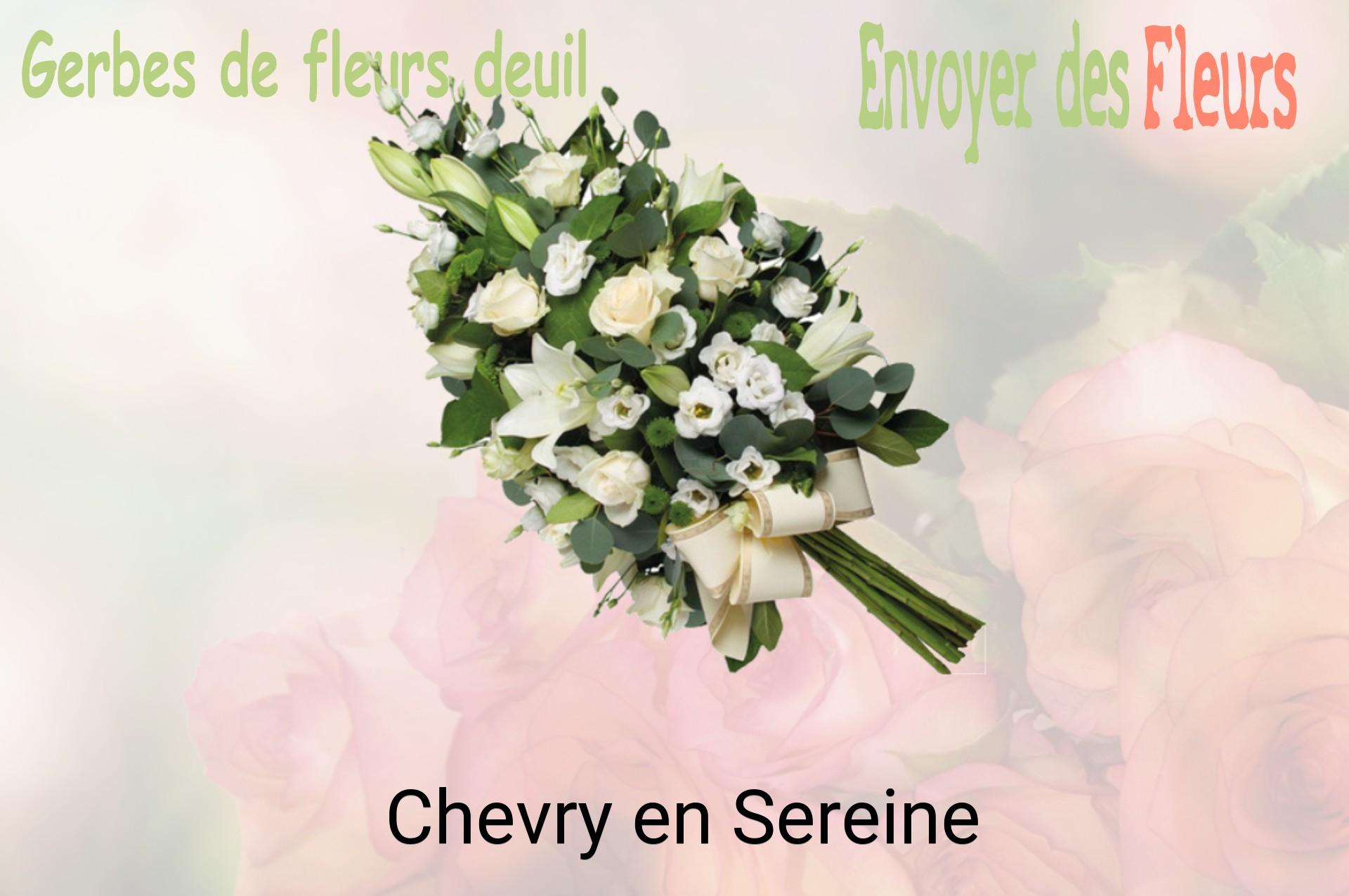 Gerbe de fleurs de deuil livrée à Chevry-en-Sereine